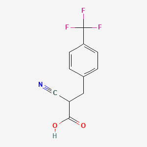 2-Cyano-3-[4-(trifluoromethyl)phenyl]propionic Acid