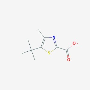 molecular formula C9H12NO2S- B12331130 5-Tert-butyl-4-methyl-1,3-thiazole-2-carboxylate 