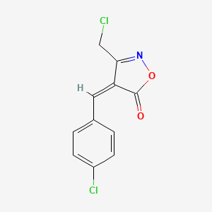 4-(4-Chlorobenzylidene)-3-(chloromethyl)isoxazol-5(4H)-one