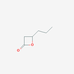 molecular formula C6H10O2 B12331218 4-Propyloxetan-2-one 