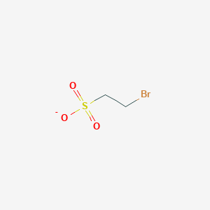 molecular formula C2H4BrO3S- B1233127 2-Bromoethanesulfonate 