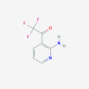 1-(2-Aminopyridin-3-yl)-2,2,2-trifluoroethanone