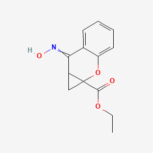 7-Hydroxyimino-1,7a-dihydrocyclopropa[b][1]benzopyran-1a-carboxylic acid ethyl ester