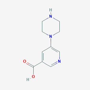 5-(Piperazin-1-YL)pyridine-3-carboxylic acid