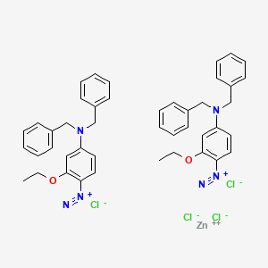 zinc;4-(dibenzylamino)-2-ethoxybenzenediazonium;tetrachloride