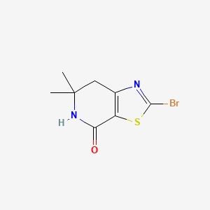 2-bromo-6,6-dimethyl-6,7-dihydrothiazolo[5,4-c]pyridin-4(5H)-one