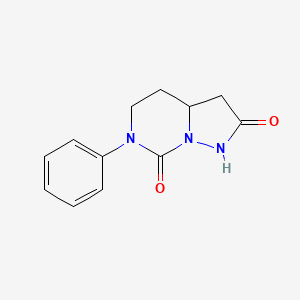 6-phenyltetrahydropyrazolo[1,5-c]pyrimidine-2,7(1H,3H)-dione