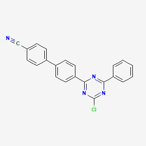 4'-(4-Chloro-6-phenyl-1,3,5-triazin-2-yl)-[1,1'-biphenyl]-4-carbonitrile