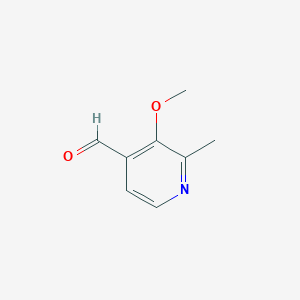 molecular formula C8H9NO2 B12331390 3-Methoxy-2-methylisonicotinaldehyde 