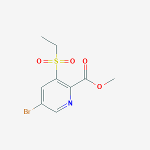 Methyl 5-bromo-3-(ethylsulfonyl)picolinate