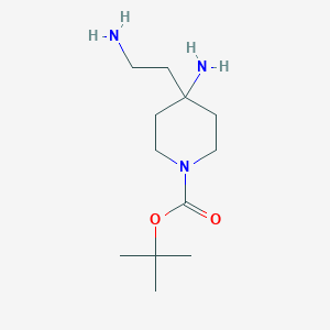 tert-Butyl 4-amino-4-(2-aminoethyl)piperidine-1-carboxylate