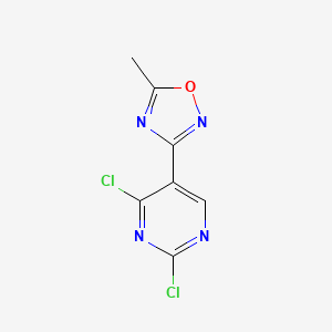 3-(2,4-Dichloropyrimidin-5-yl)-5-methyl-1,2,4-oxadiazole