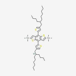 [4,8-bis[4-(2-butyloctyl)thiophen-2-yl]-2-trimethylstannylthieno[2,3-f][1]benzothiol-6-yl]-trimethylstannane