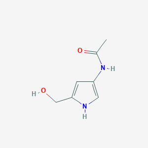 N-(5-(hydroxymethyl)-1H-pyrrol-3-yl)acetamide