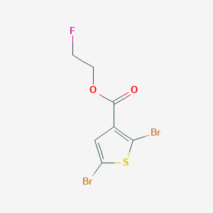 3-Thiophenecarboxylic acid, 2,5-dibromo-, 2-fluoroethyl ester