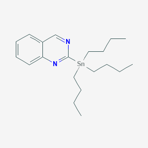 Quinazoline, 2-(tributylstannyl)-