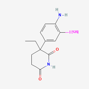 molecular formula C13H15IN2O2 B1233154 o-Iodoaminoglutethimide CAS No. 61435-64-1