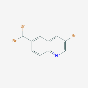 3-Bromo-6-(dibromomethyl)quinoline