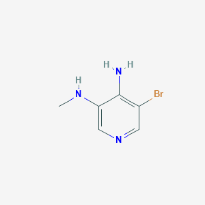 molecular formula C6H8BrN3 B12331551 5-bromo-N3-methylpyridine-3,4-diamine 