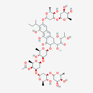 molecular formula C62H92O28 B1233158 Durhamycin A 