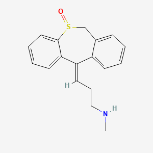 (3E)-N-methyl-3-(5-oxo-6H-benzo[c][1]benzothiepin-11-ylidene)propan-1-amine