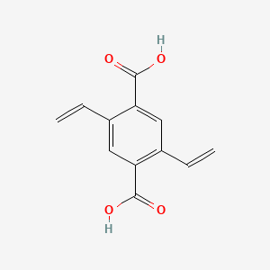 molecular formula C12H10O4 B12331594 2,5-Diethenyl-1,4-benzenedicarboxylic acid 