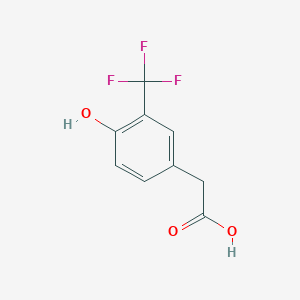 4-Hydroxy-3-(trifluoromethyl)phenylacetic acid