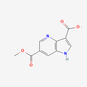 6-methoxycarbonyl-1H-pyrrolo[3,2-b]pyridine-3-carboxylate