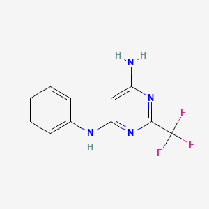 N4-phenyl-2-(trifluoromethyl)pyrimidine-4,6-diamine