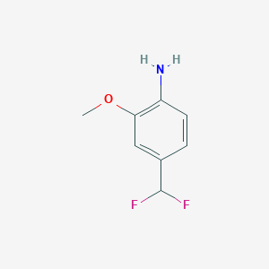 Benzenamine, 4-(difluoromethyl)-2-methoxy-