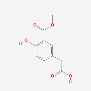 2-(4-Hydroxy-3-(methoxycarbonyl)phenyl)acetic acid