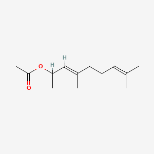 molecular formula C13H22O2 B12331706 4,8-Dimethyl-3,7-nonadien-2-YL acetate CAS No. 1124342-26-2