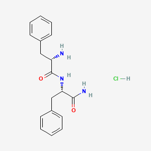 (S)-2-Amino-N-((S)-1-amino-1-oxo-3-phenylpropan-2-yl)-3-phenylpropanamide hydrochloride