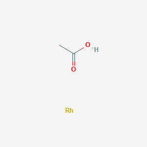 molecular formula C2H4O2Rh B12331768 Acetic acid rhodium 