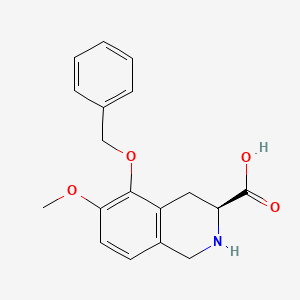 (S)-5-(Benzyloxy)-6-methoxy-1,2,3,4-tetrahydroisoquinoline-3-carboxylic acid