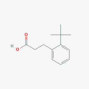 Benzenepropanoic acid, 2-(1,1-dimethylethyl)-