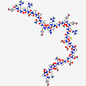 molecular formula C189H284N54O56S B12331790 (Leu31,Pro34)-Neuropeptide Y (human, rat) trifluoroacetate salt H-Tyr-Pro-Ser-Lys-Pro-Asp-Asn-Pro-Gly-Glu-Asp-Ala-Pro-Ala-Glu-Asp-Met-Ala-Arg-Tyr-Tyr-Ser-Ala-Leu-Arg-His-Tyr-Ile-Asn-Leu-Leu-Thr-Arg-Pro-Arg-Tyr-NH2 trifluoroacetate salt 