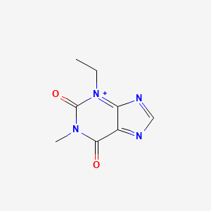 1H-Purine-2,6-dione, 3-ethyl-3,9-dihydro-1-methyl-