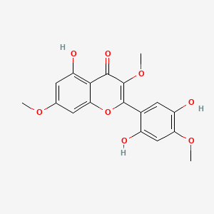 molecular formula C18H16O8 B1233188 Oxyayanin A CAS No. 549-17-7