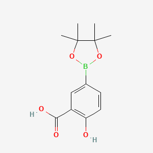 2-Hydroxy-5-(4,4,5,5-tetramethyl-1,3,2-dioxaborolan-2-YL)benzoic acid