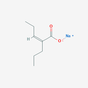 molecular formula C8H13NaO2 B12331929 sodium;(Z)-2-propylpent-2-enoate 