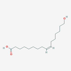 molecular formula C16H30O3 B1233197 16-hydroxy-9Z-hexadecenoic acid 