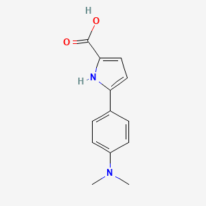 5-(4-(Dimethylamino)phenyl)-1H-pyrrole-2-carboxylic acid