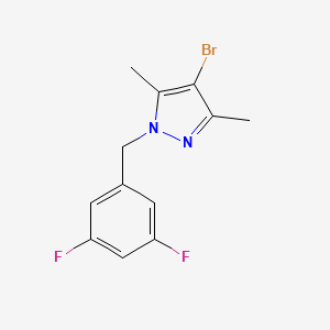 4-Bromo-1-(3,5-difluorobenzyl)-3,5-dimethyl-1H-pyrazole