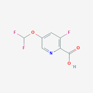 5-(Difluoromethoxy)-3-fluoropyridine-2-carboxylic acid