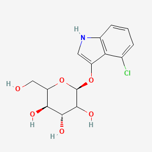 (2S,4R,5R)-2-[(4-chloro-1H-indol-3-yl)oxy]-6-(hydroxymethyl)oxane-3,4,5-triol