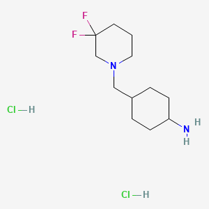 (1r,4r)-4-((3,3-Difluoropiperidin-1-yl)methyl)cyclohexanamine dihydrochloride