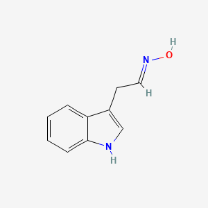 molecular formula C10H10N2O B1233203 (E)-indol-3-ylacetaldoxime CAS No. 2776-06-9