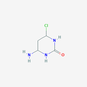 molecular formula C4H8ClN3O B12332035 6-Amino-4-chloropyrimidin-2(1H)-one 