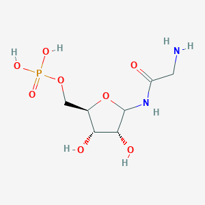 molecular formula C7H15N2O8P B1233206 N(1)-(5-phospho-D-ribosyl)glycinamide 